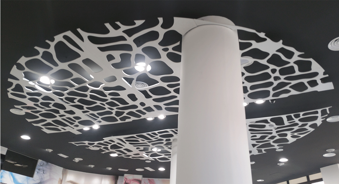 Celosia decorativa orgánica DEMAMBA proyecto techo